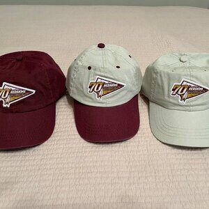 Washington Redskins 70th Anniversary Hats - Set of 3